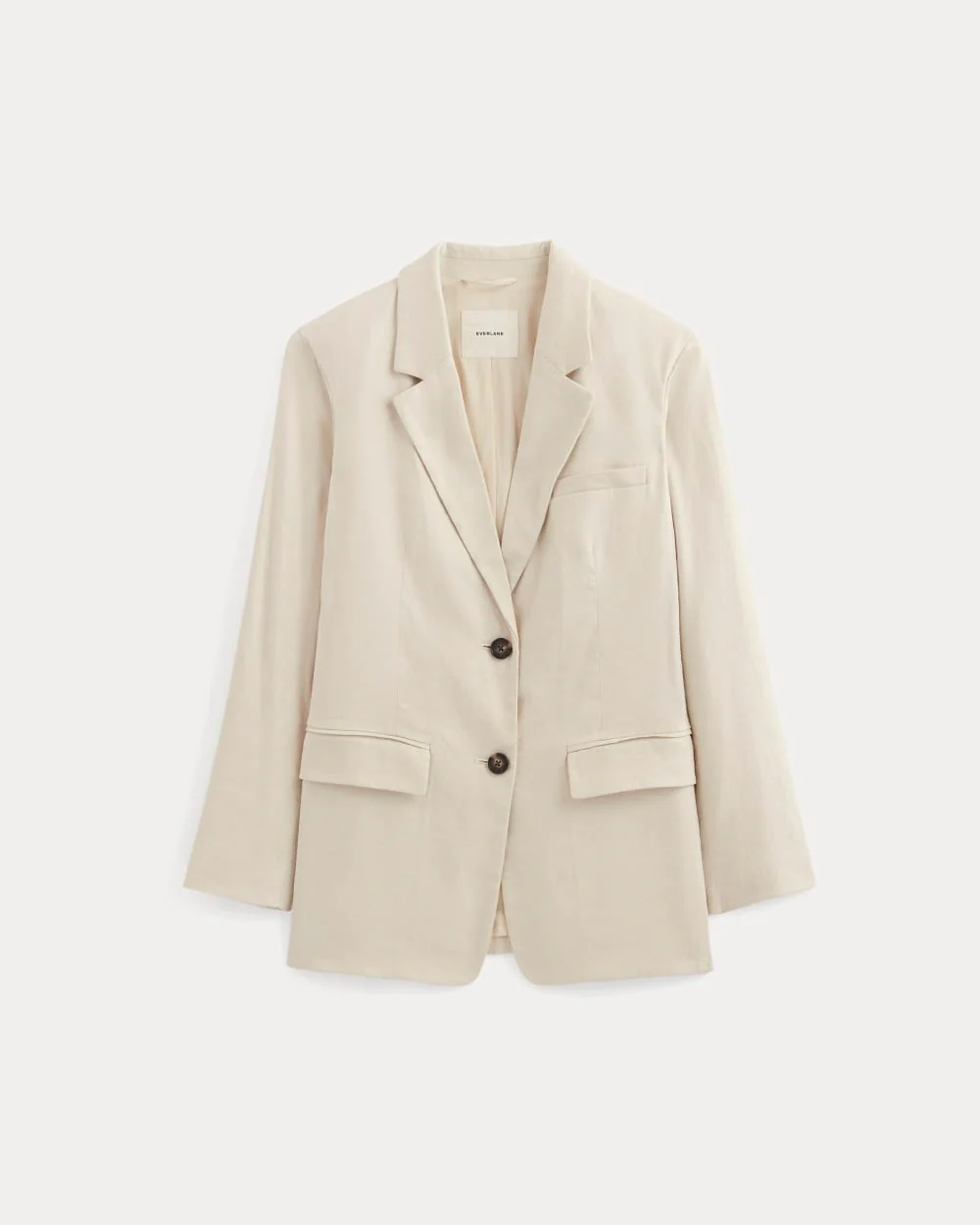 The Oversized Blazer in Stretch Linen | Birch