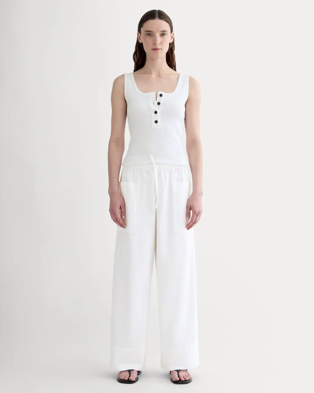 The Easy Cargo Pant | White