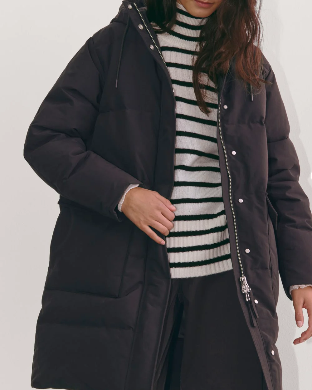 The Long Puffer | Black