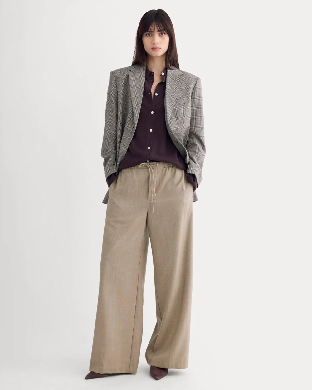 The Pull-On Trouser in Tailor Twill | Light Taupe