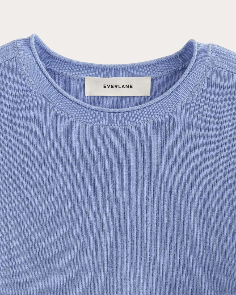 The Sweater Tee in Ultrasoft Merino | Bluebell