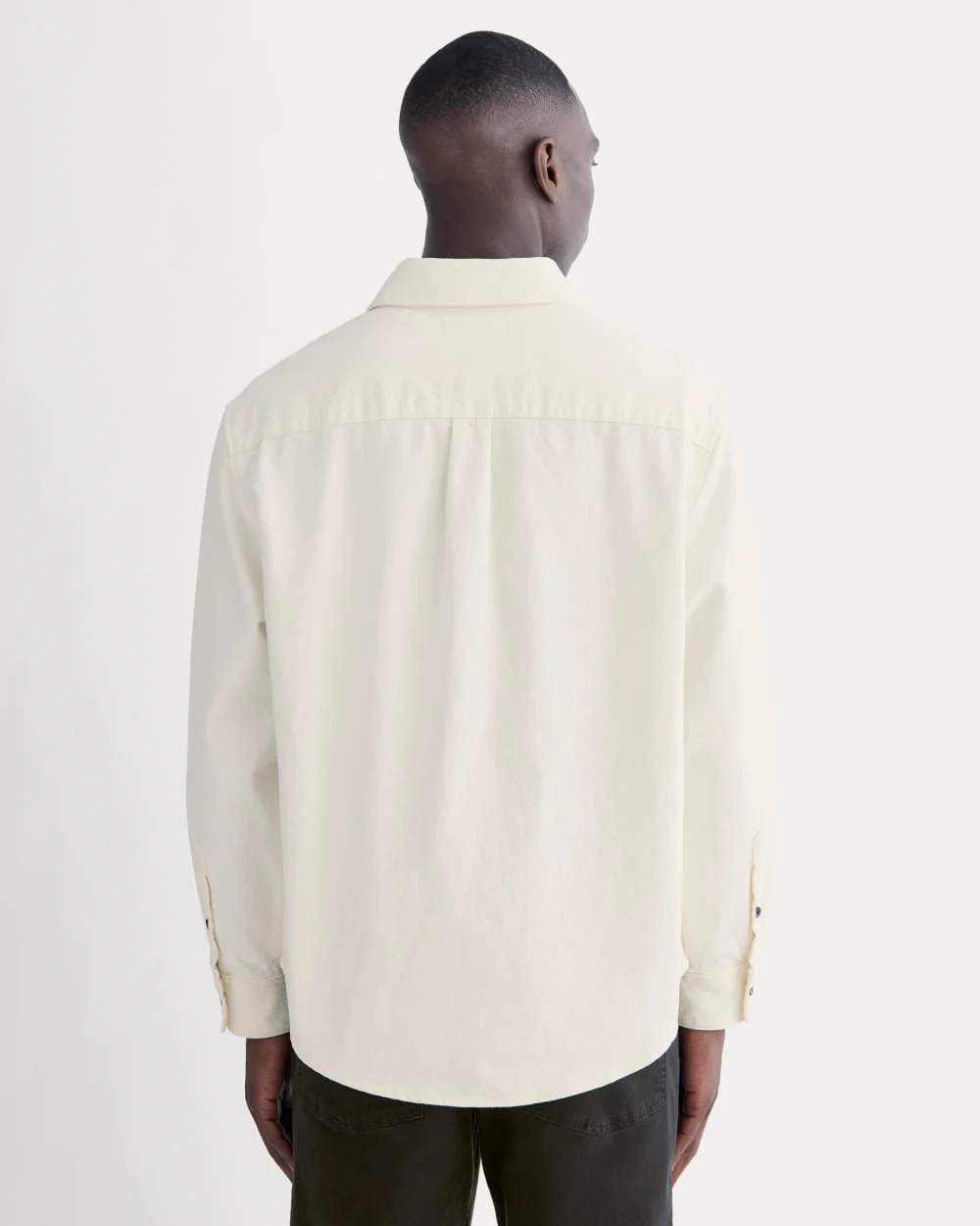 The Canvas Organic Cotton Overshirt | Bone