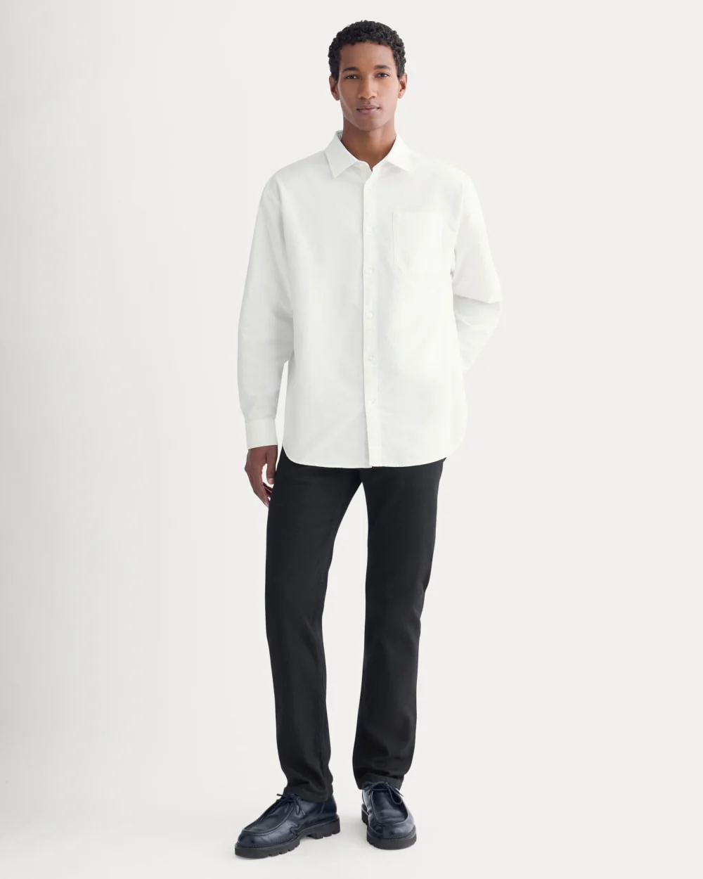 Oversized Oxford Shirt | White