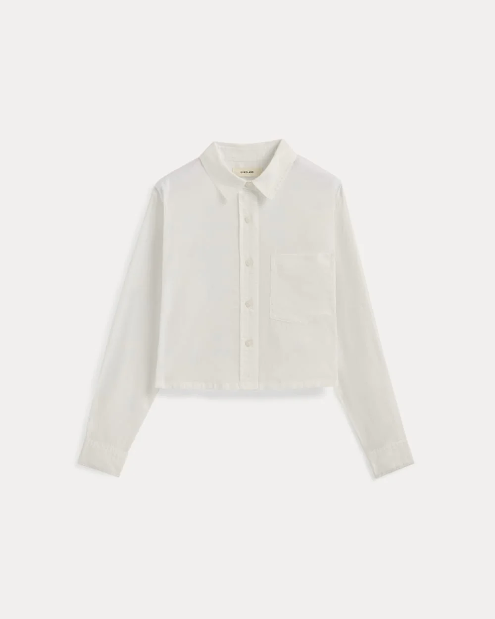 The Way-Short Shirt in Silky Cotton | White
