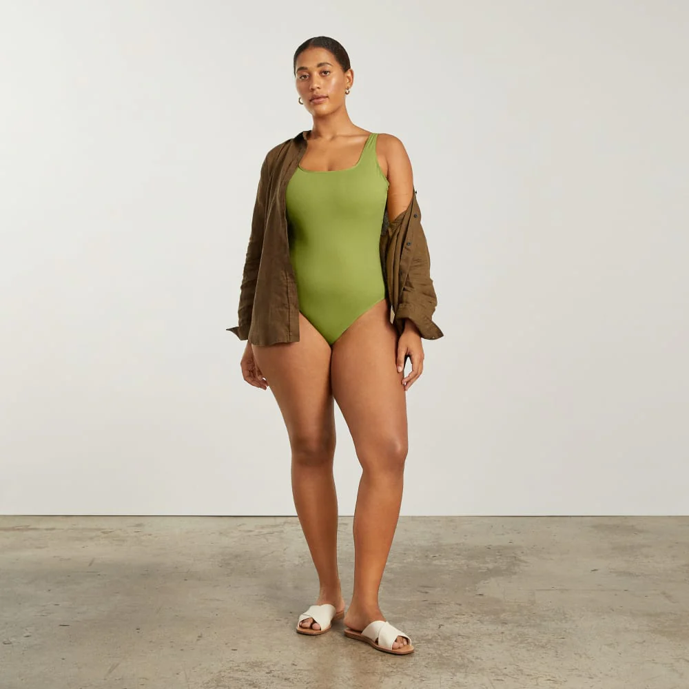 The Square-Neck One-Piece | Pepper