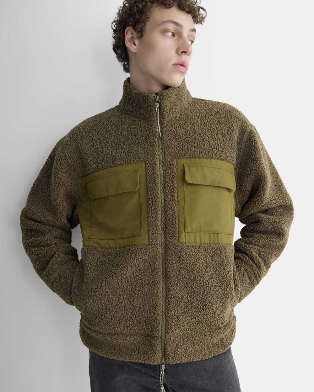 ReTrack Fleece Zip-Up | Beech