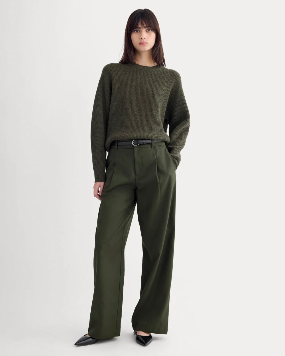 The Cocoon Crew in Wool Cashmere | Heather Beech