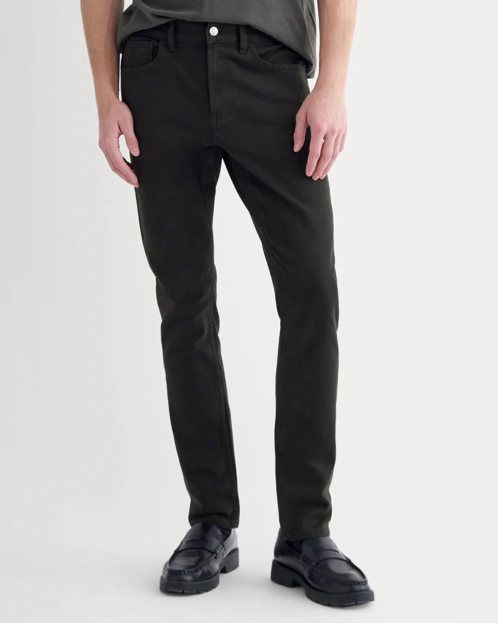 The Stretch Twill 5-Pocket Pant | Black