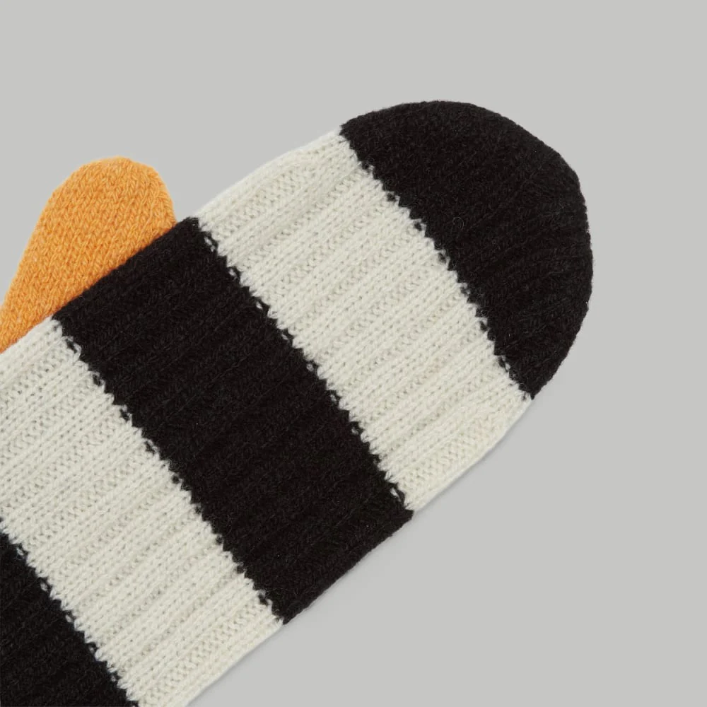 The Cashmere Mittens | Multi Stripe