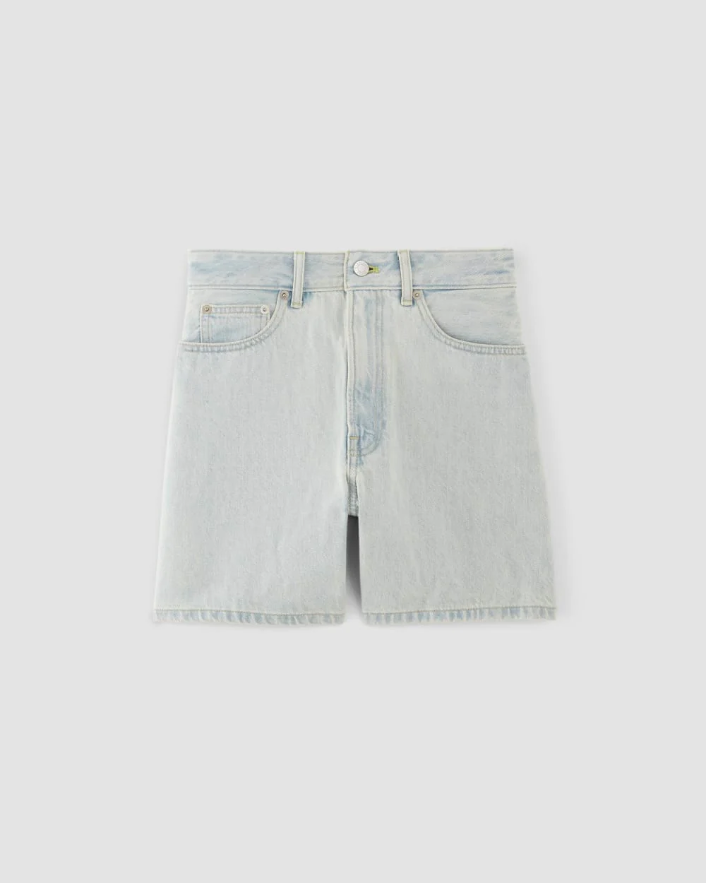 The A-Line Denim Short | Spring Blue