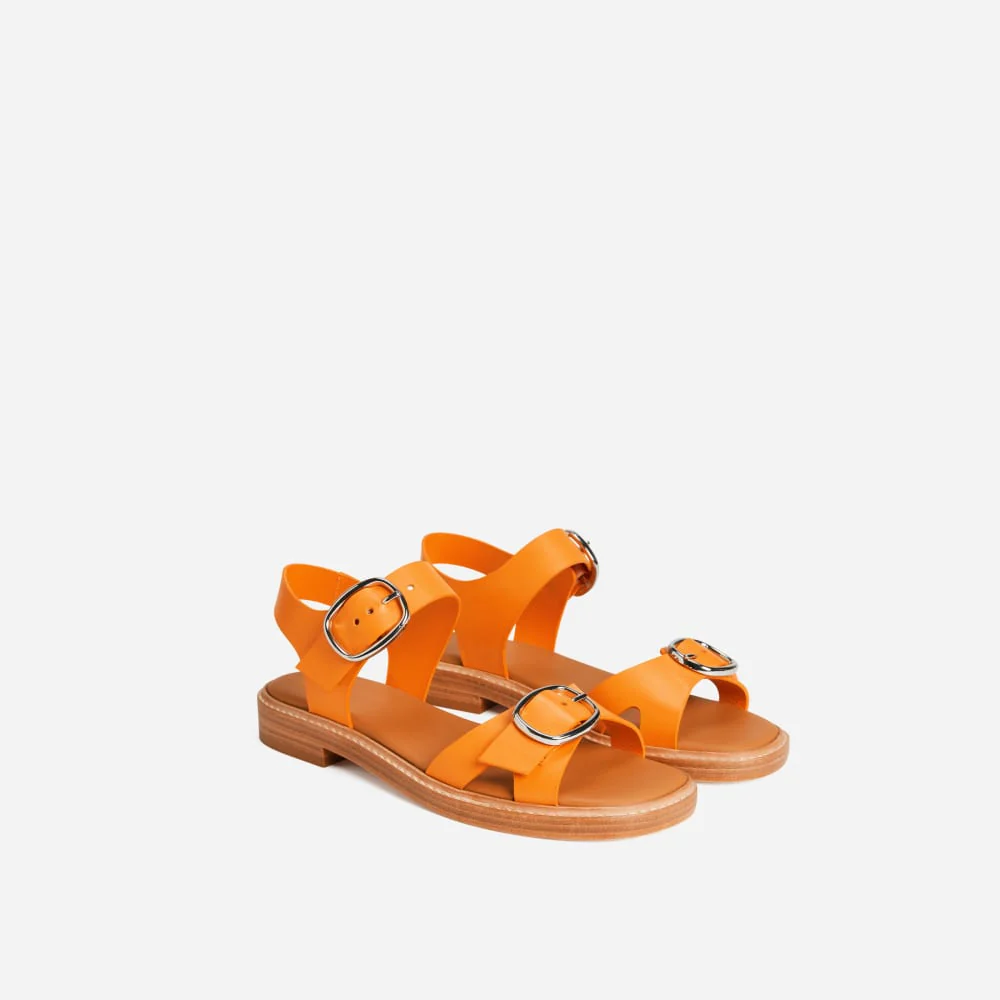 The Twin Buckle Sandal | Turmeric