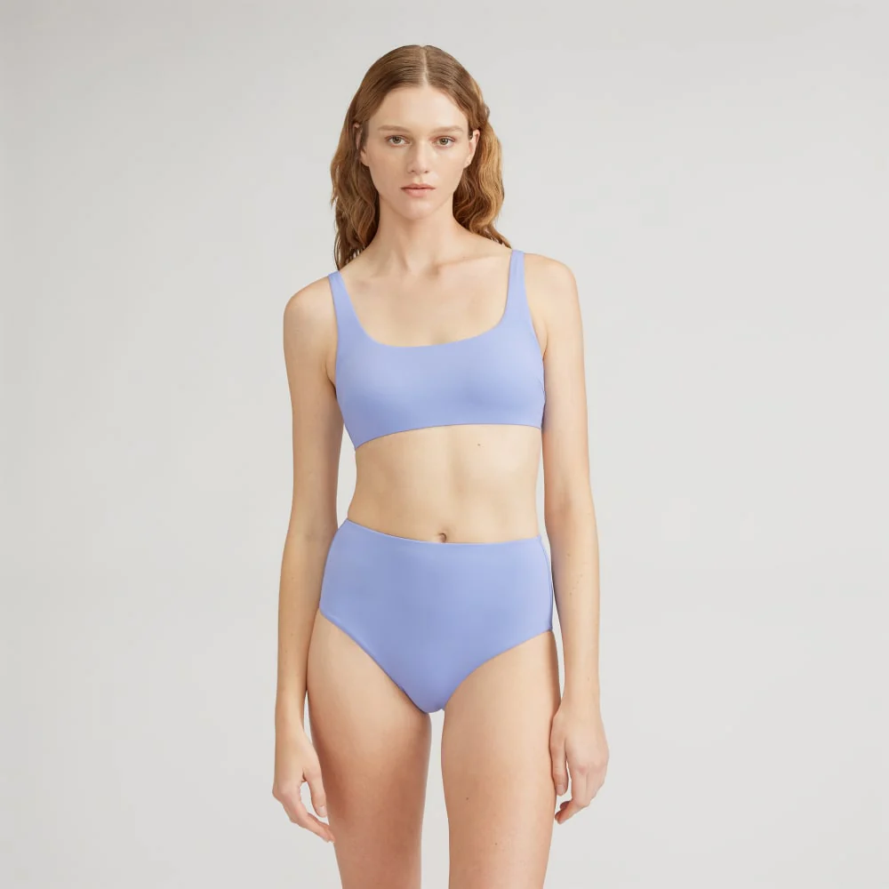 The High-Rise Hipster Bottom | Cornflower Blue
