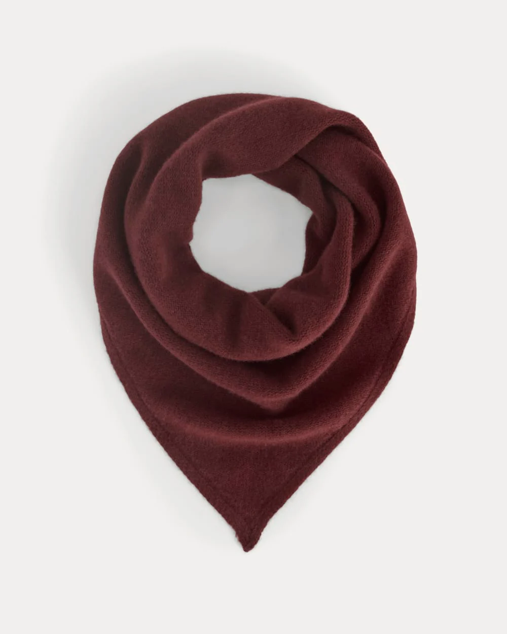 Cashmere Lovergirl Large Kerchief | Burgundy