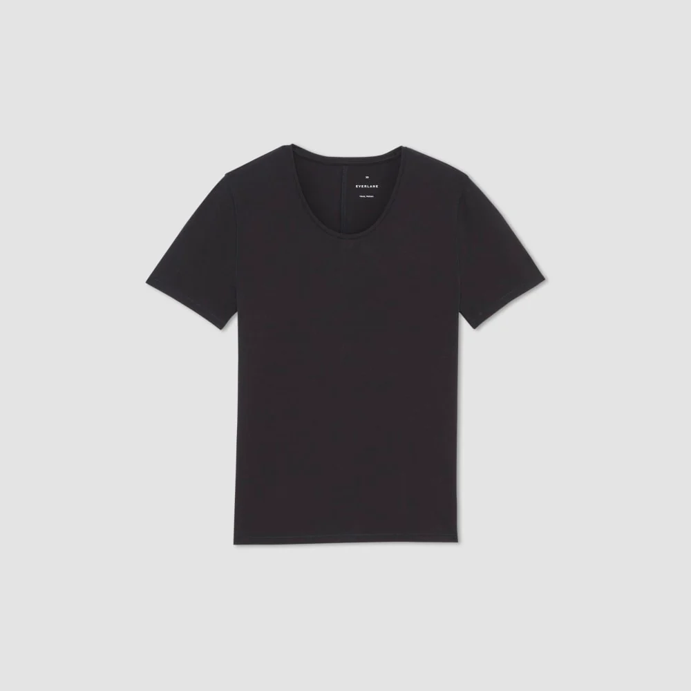 The Supima® Form Crew Neck Tee | Black