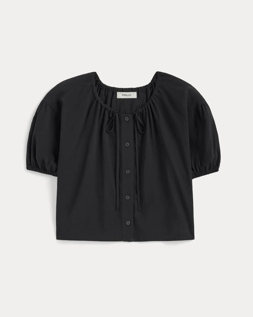 The Gauze Button-Up | Black