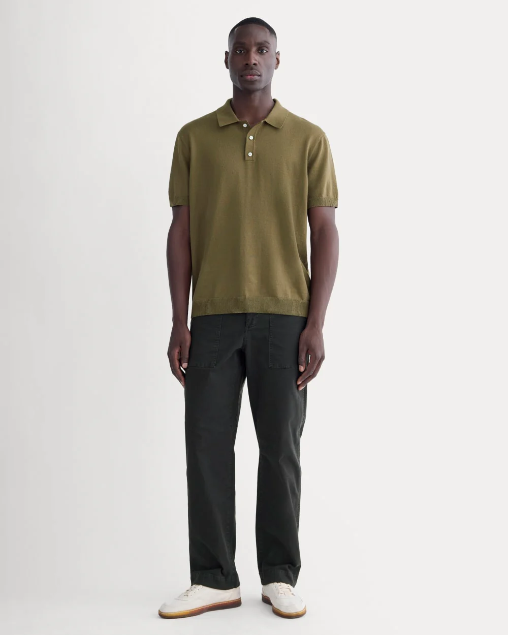 No-Sweat Polo | Olive