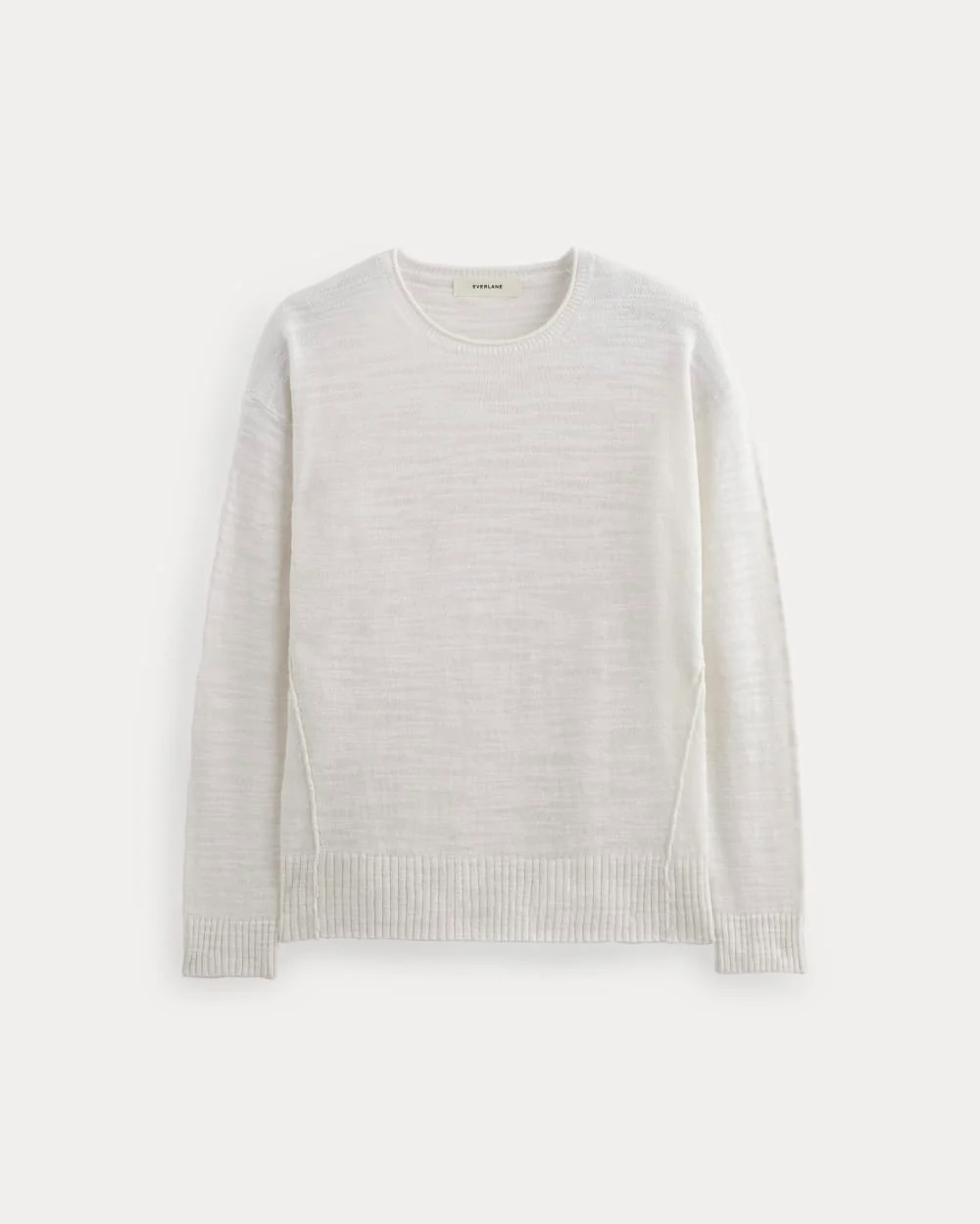 The Slouch Sweater in Cotton Linen | White