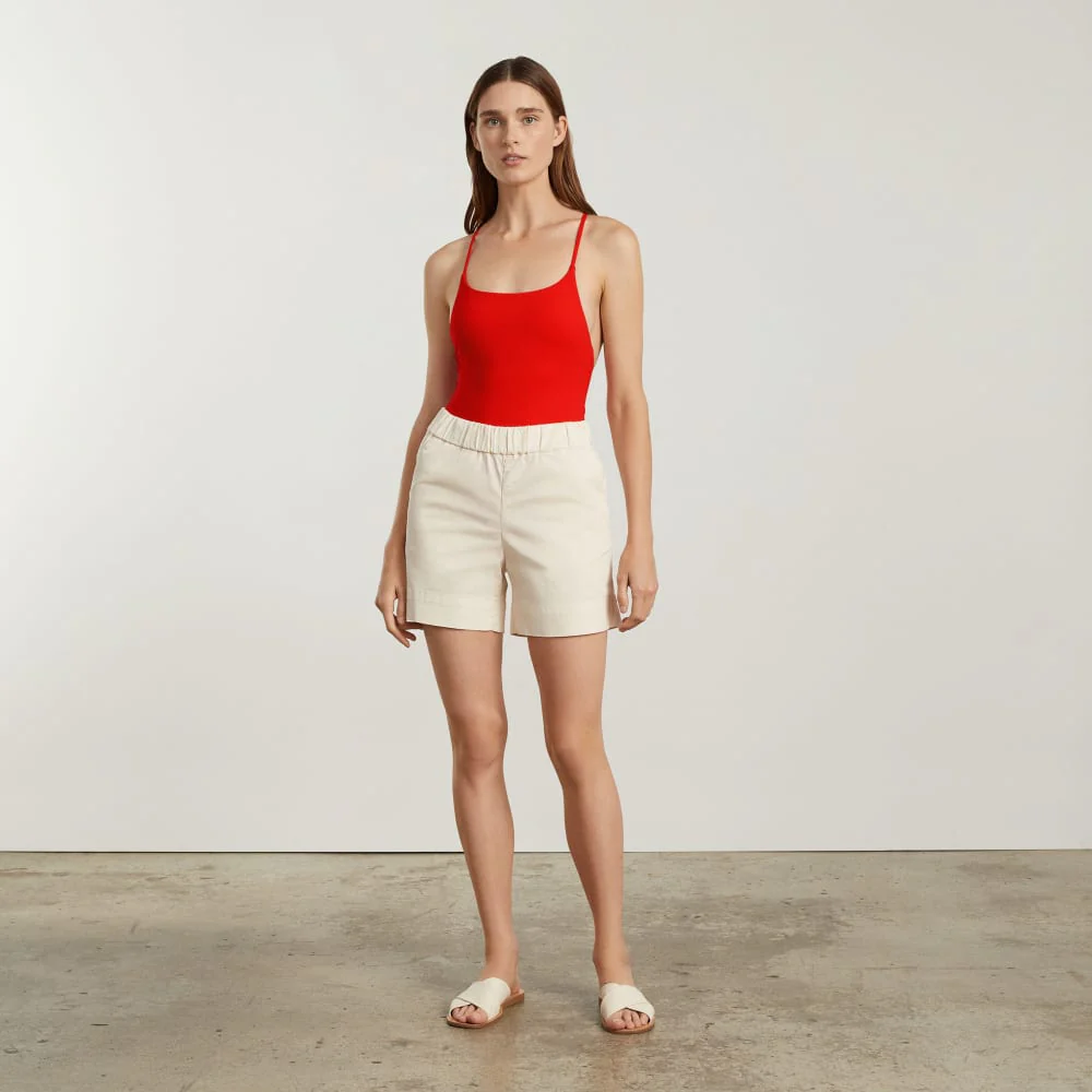 The String One-Piece | Bright Red