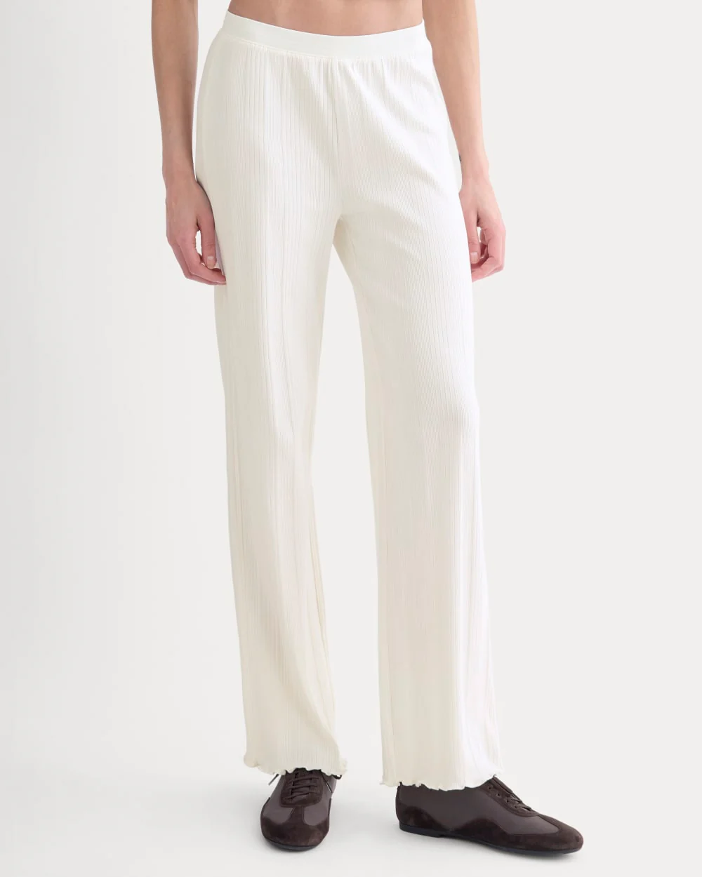 Lounge Rib Pant | Bone