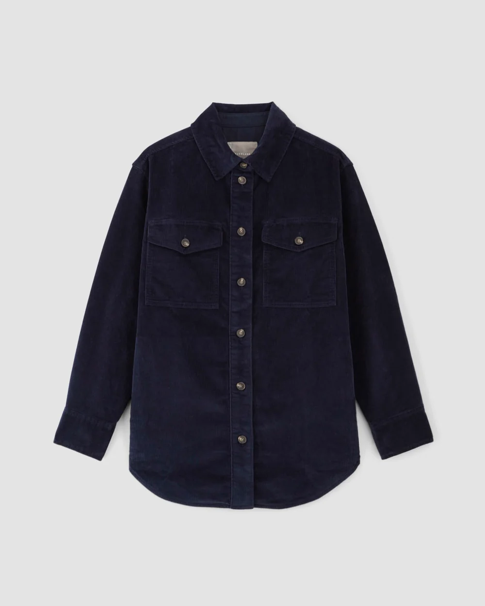 The Corduroy Oversized Shirt Jacket | Navy