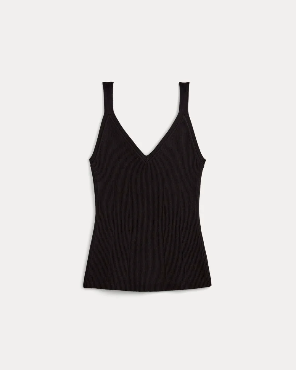 The Fine Knit Cami | Black