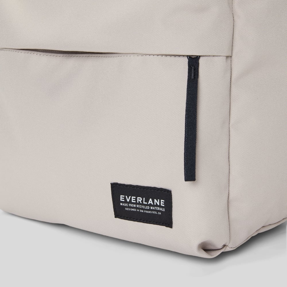 The ReNew Transit Backpack | Warm Quartz (with label)