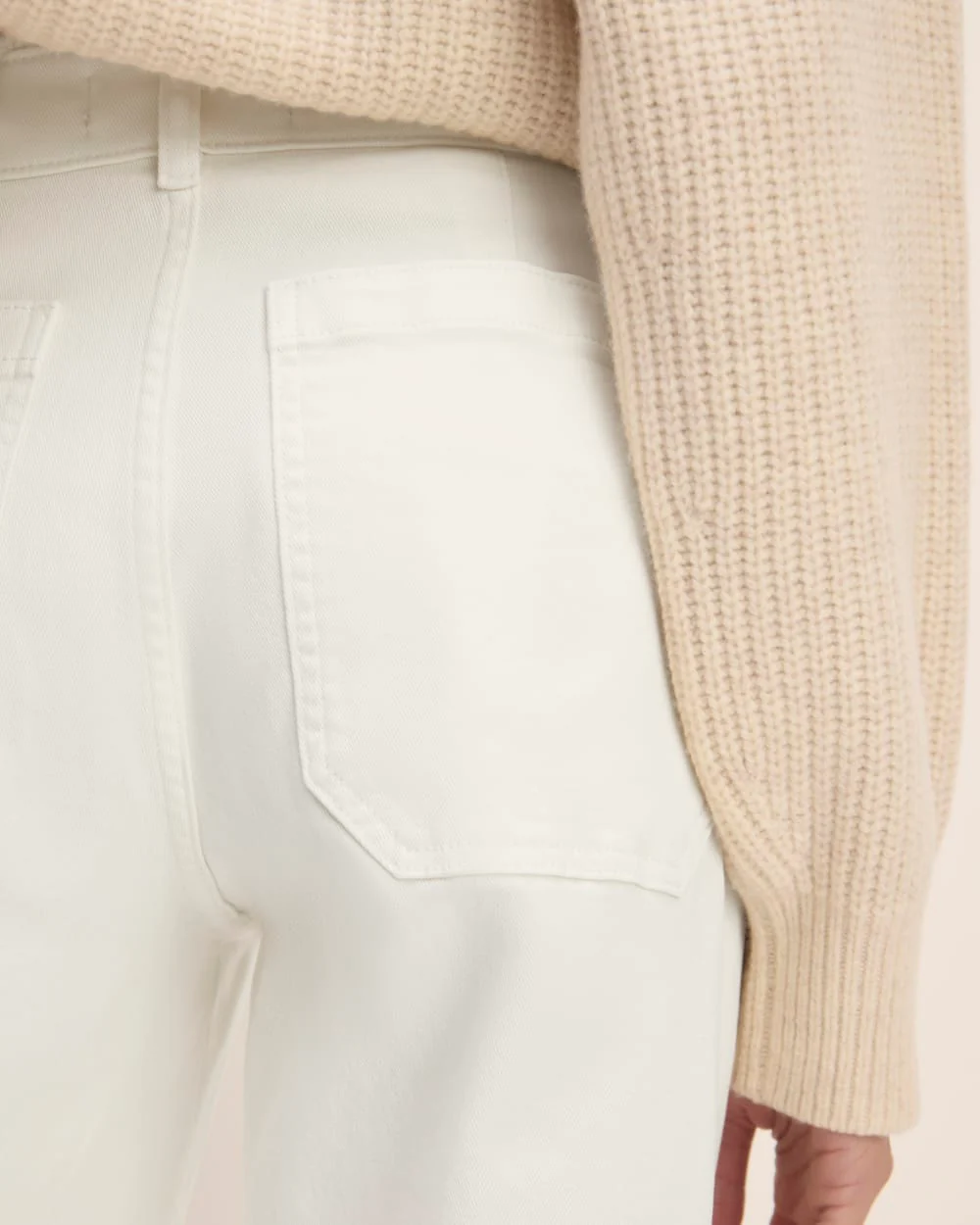 The Utility Barrel Pant | Bone | Regular