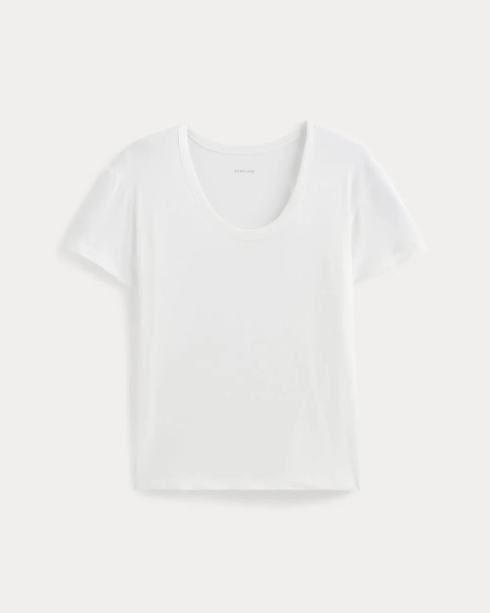 The Air Scoop-Neck Tee | White