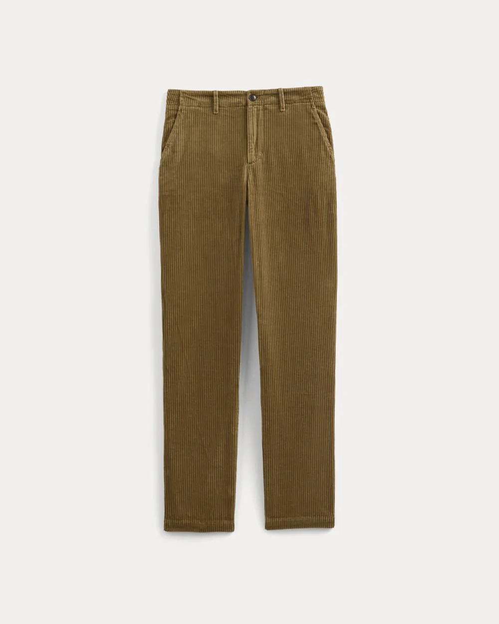 Wide Wale Corduroy Trouser | Aged Brass