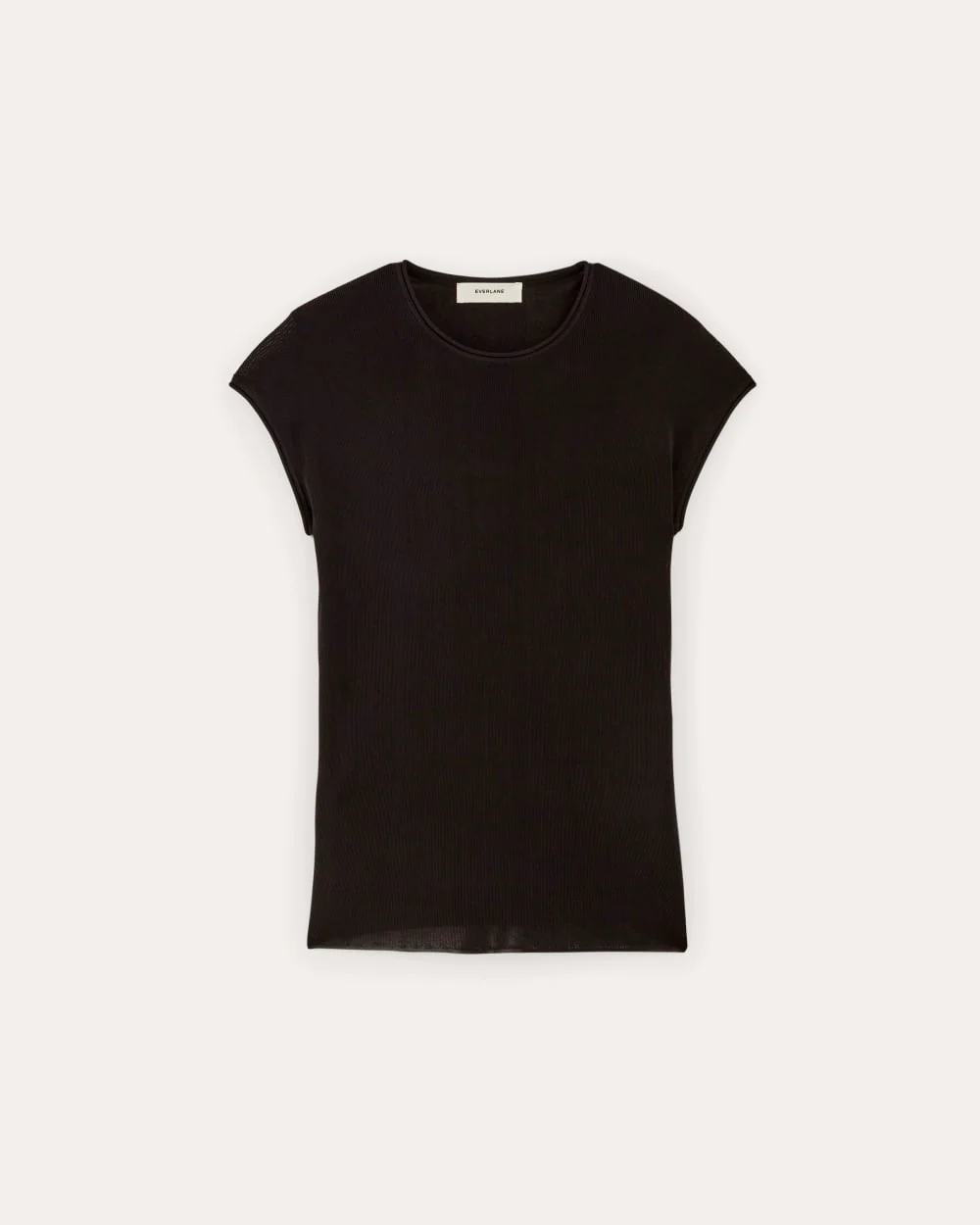 The Oversized Knit Top | Black