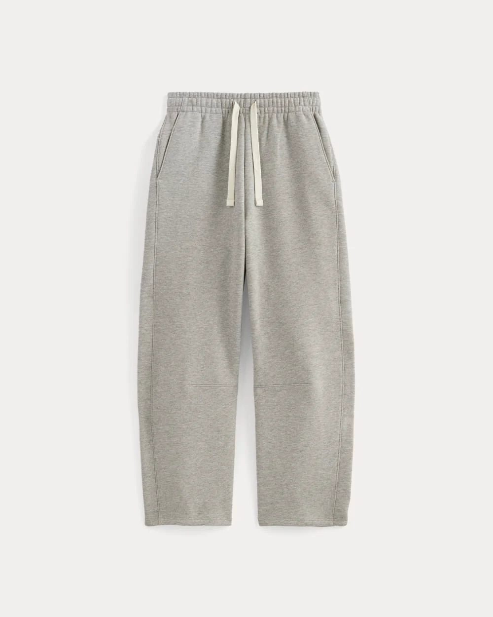 Luxe Fleece Barrel Sweatpant | Heathered Grey