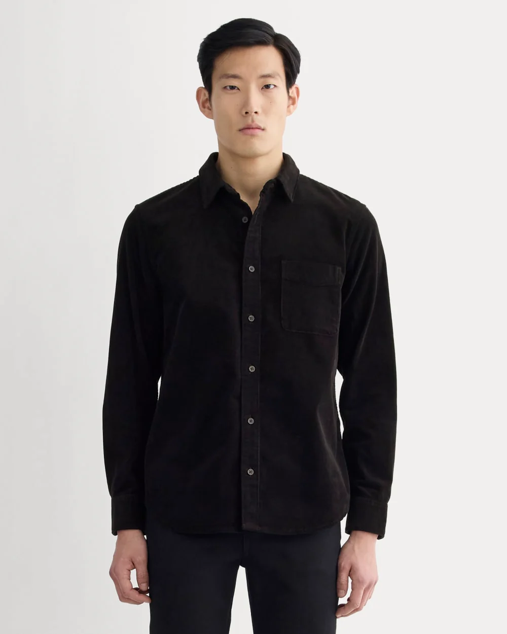 The Classic Shirt in Corduroy | Black