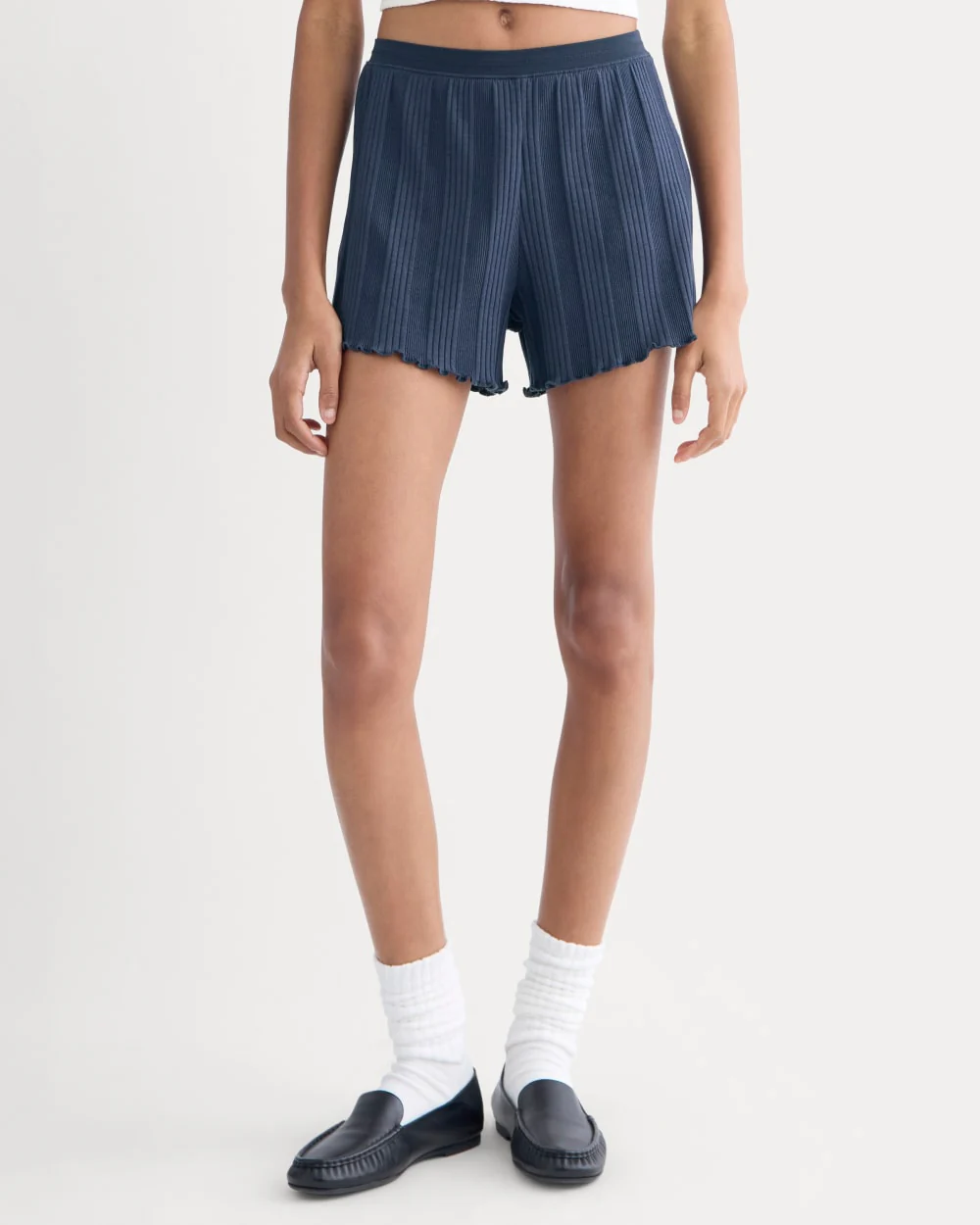 Lounge Rib Short | Navy