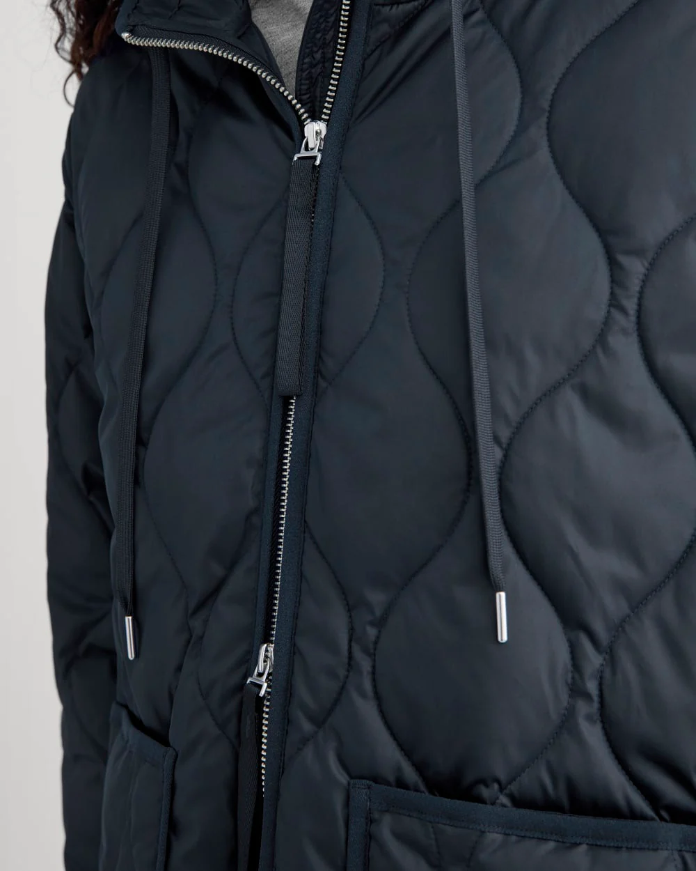 ReNew Quilted Hooded Liner | Navy