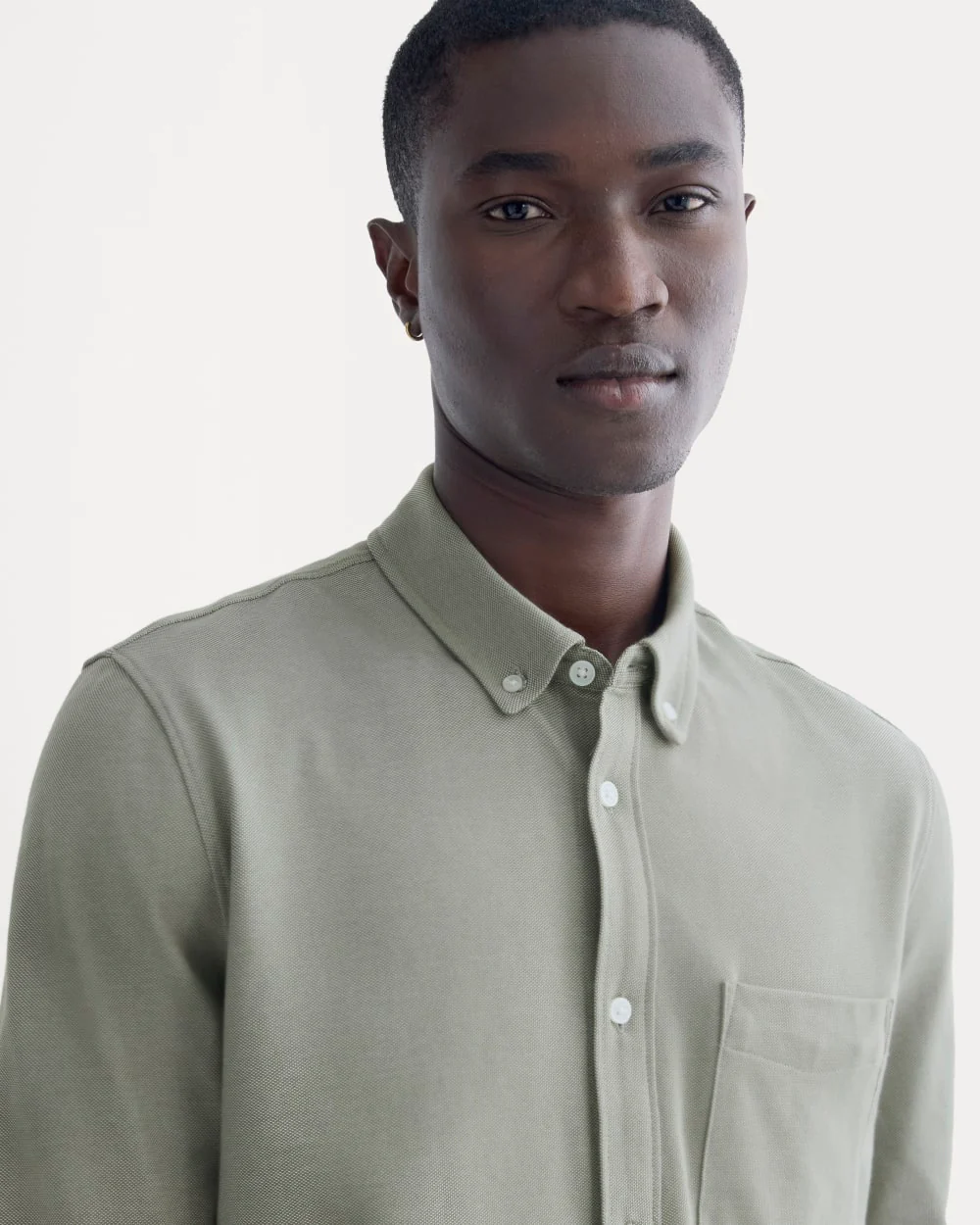 The Startup Shirt | Chambray Deep Lichen Green