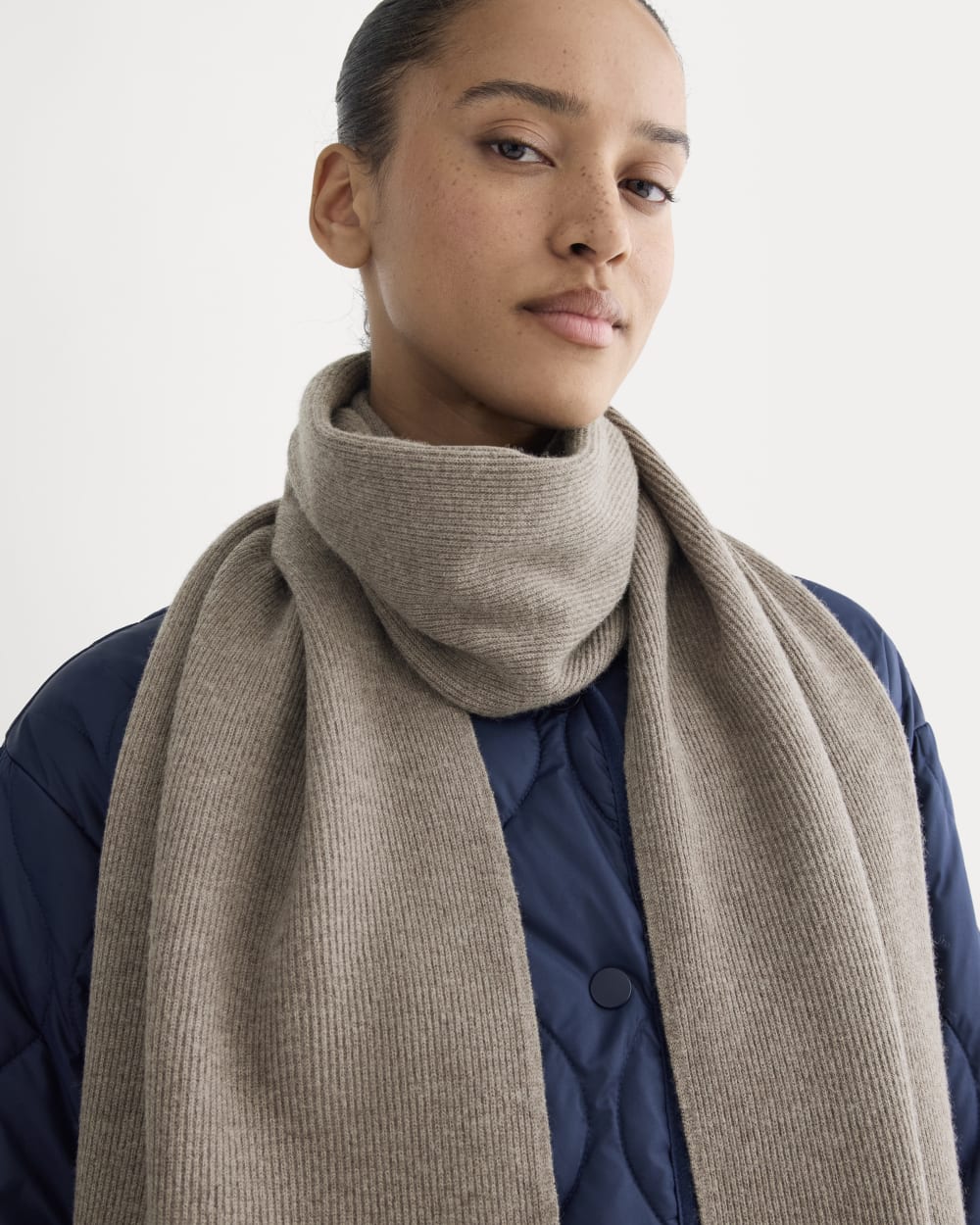 The Cabin Scarf | Taupe Melange