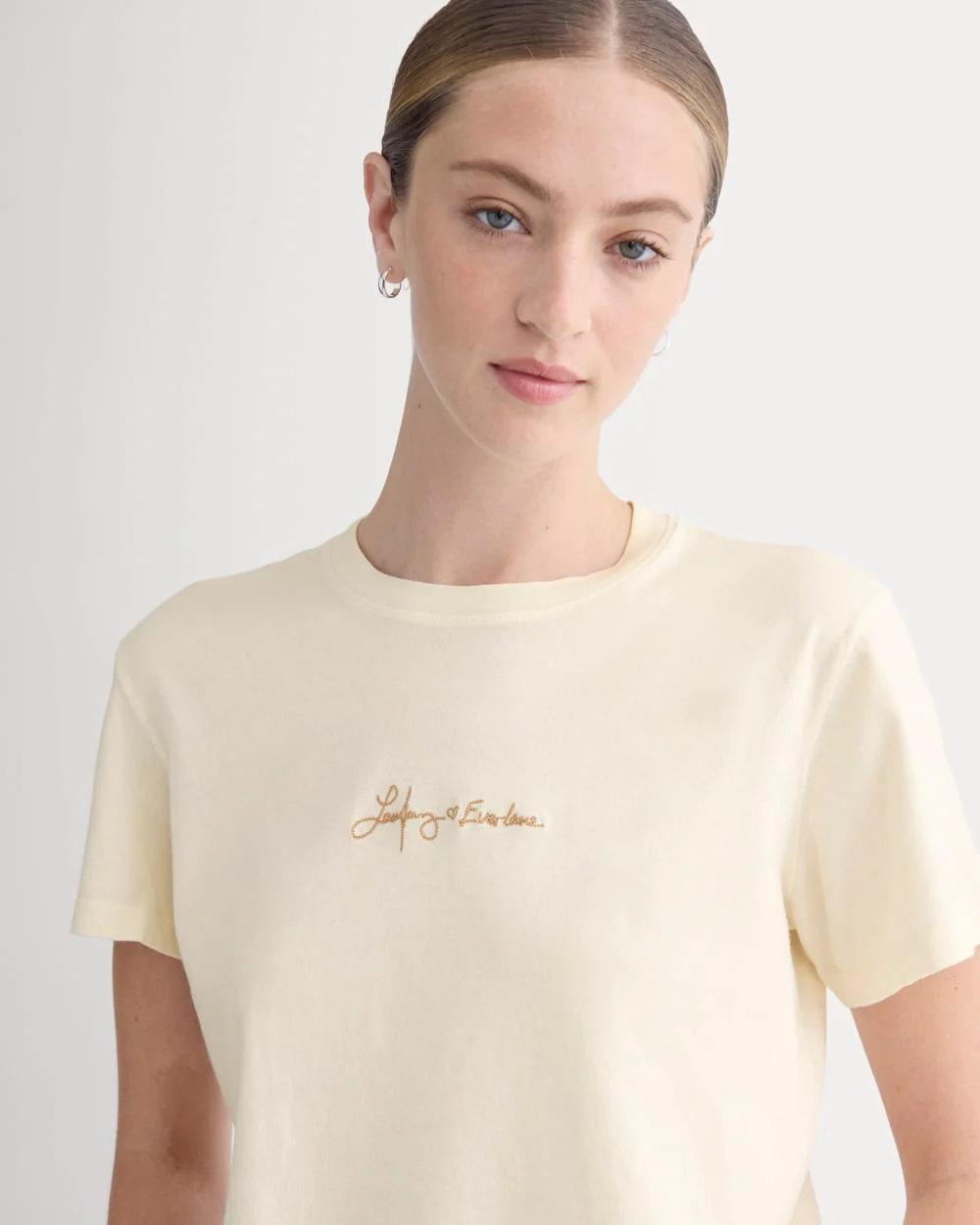 Everlane x The Laufey Foundation Box-Cut Tee | Bone