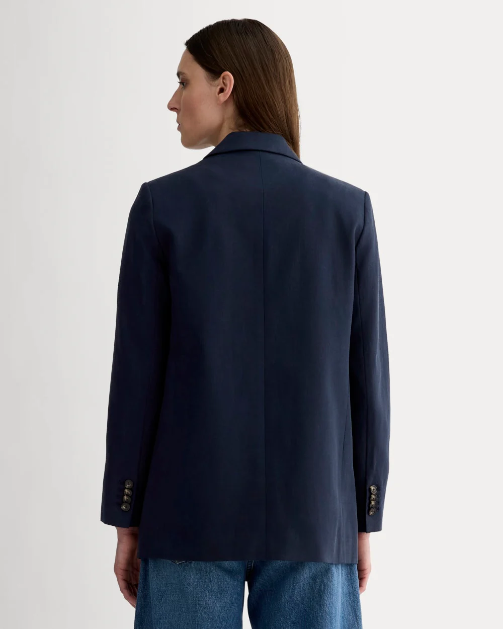The Oversized Blazer in Buttersmooth | Navy