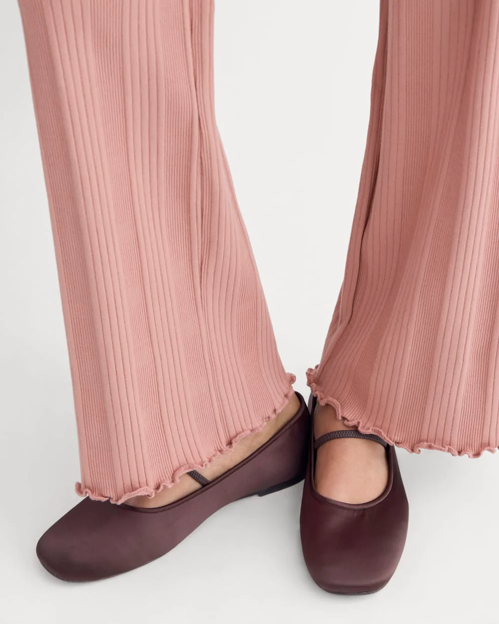 Lounge Rib Pant | Ash Rose