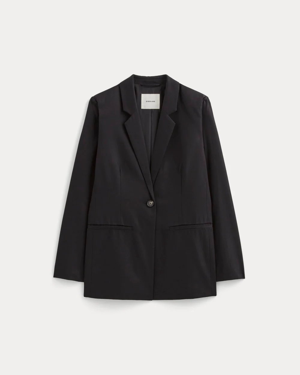 The Relaxed Blazer in Buttersmooth | Black