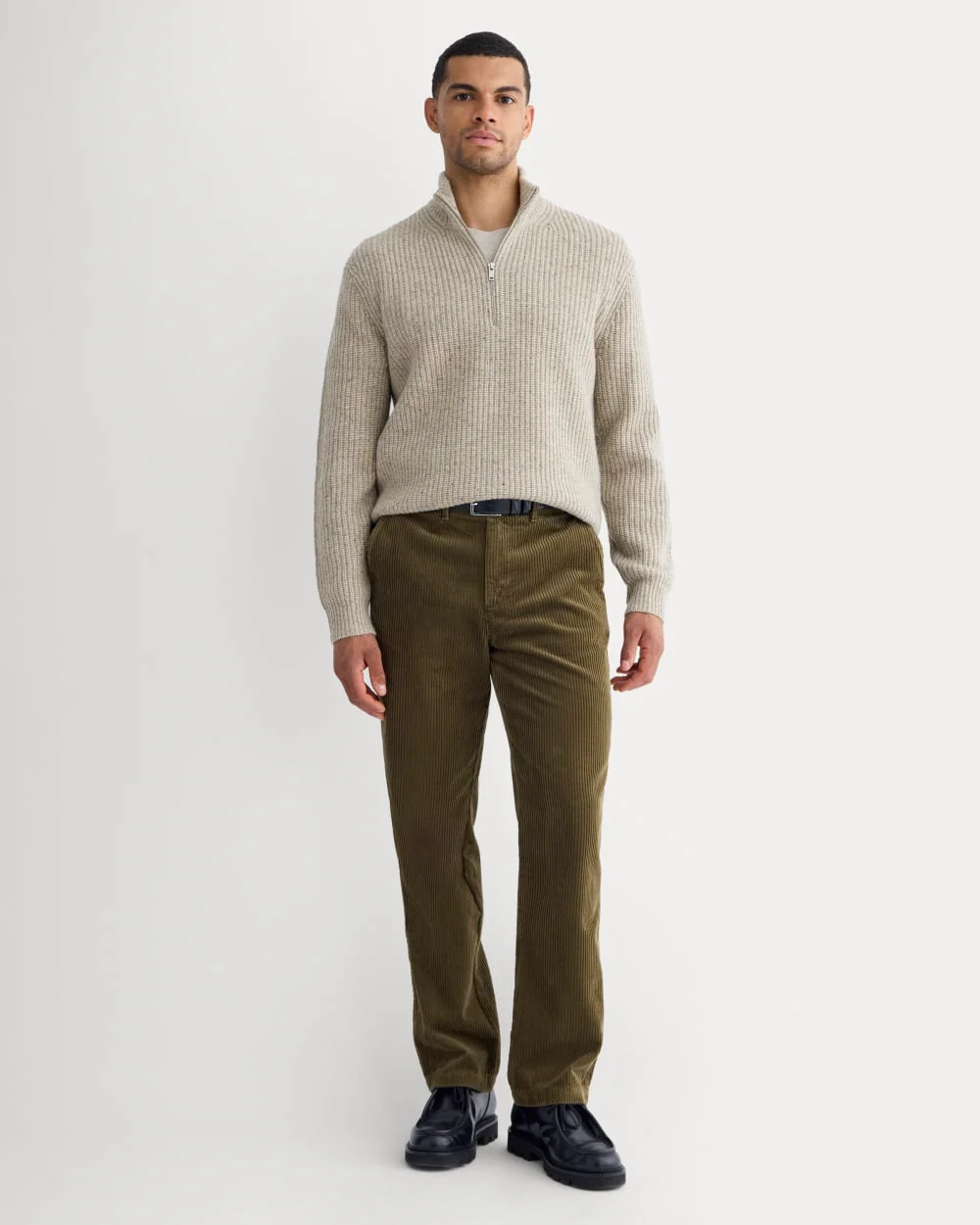 Wide Wale Corduroy Trouser | Beech