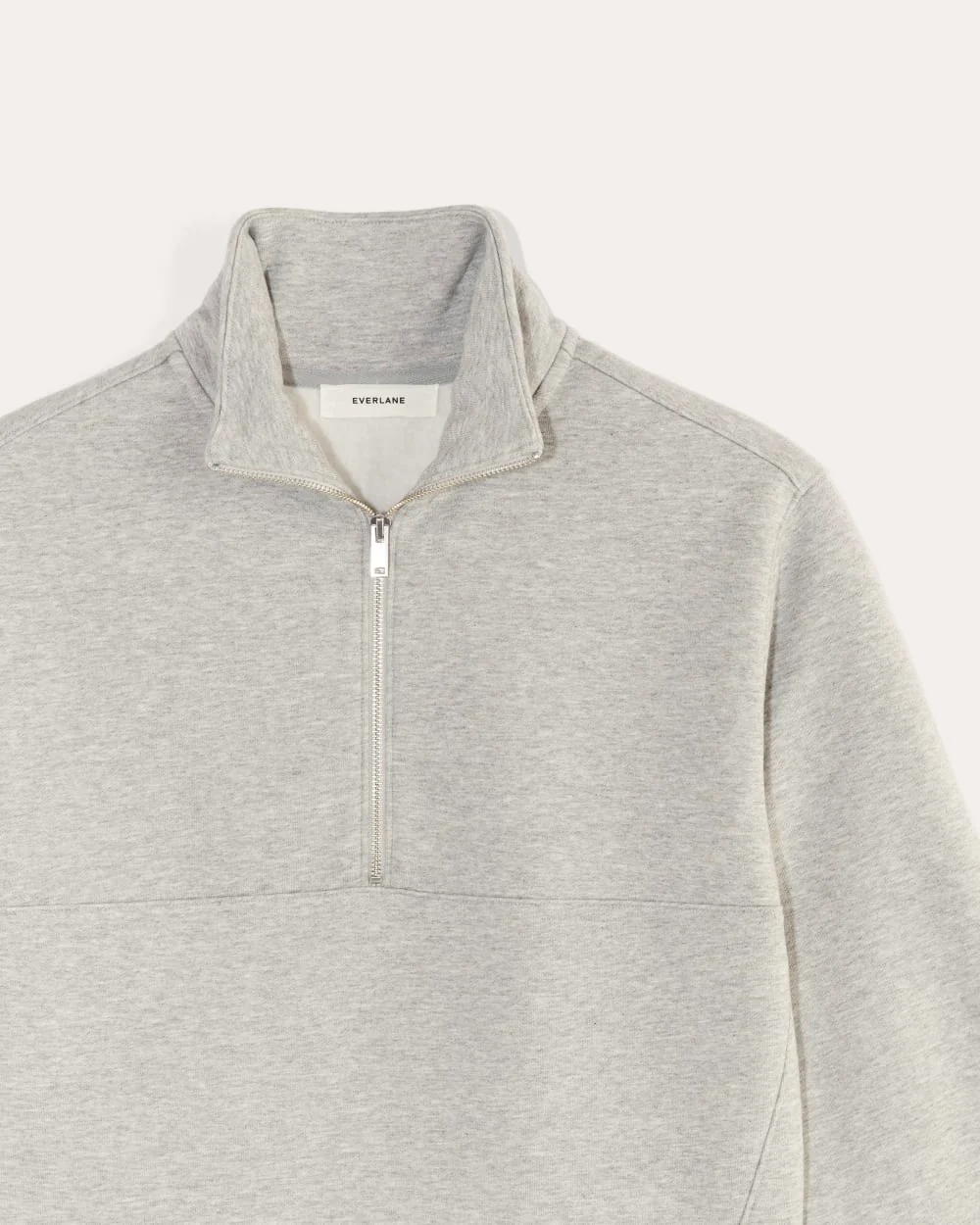 Luxe Fleece Half-Zip Sweatshirt | Heathered Grey
