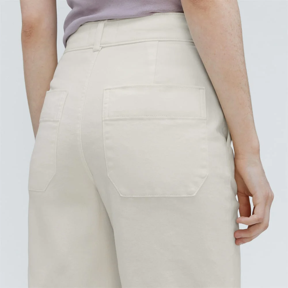 The Organic Wide-Leg Pant | Bone