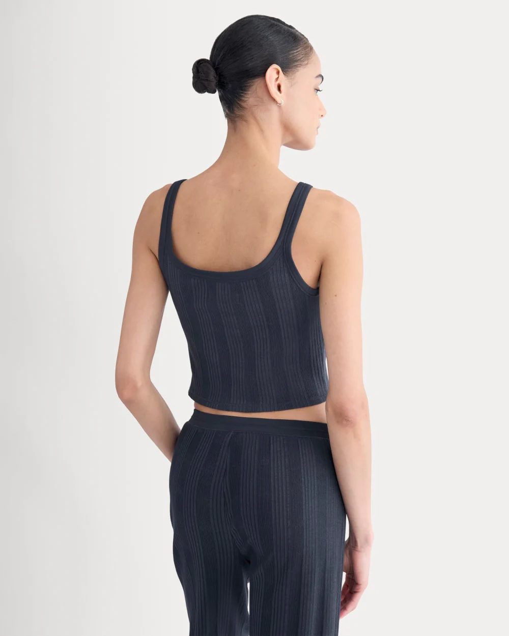 Lounge Rib Tank | Navy