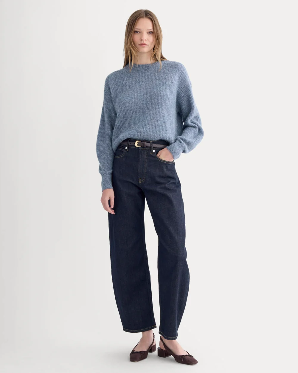 The Cocoon Crew in Alpaca | Heather Sage Blue