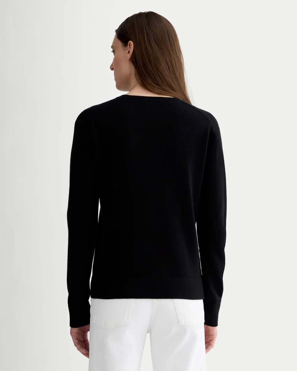 The Classic Crew in Cashmere | Black