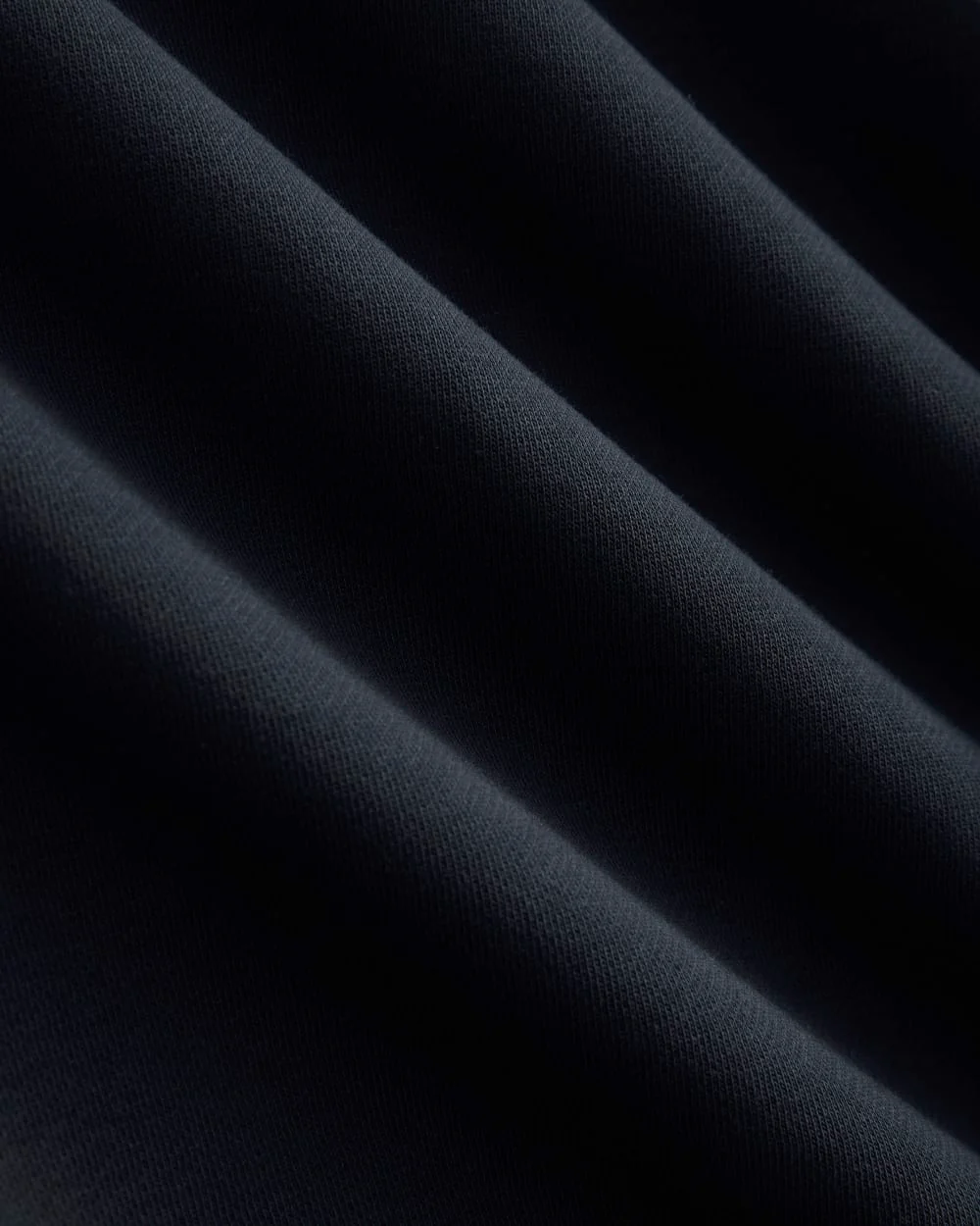 Cropped Luxe Fleece Hoodie | Navy