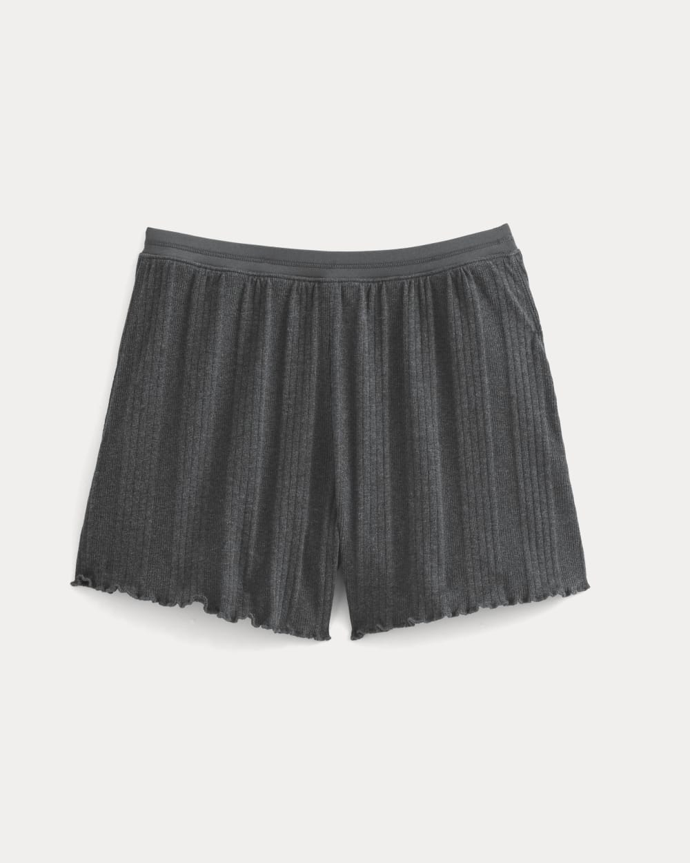 Lounge Rib Short | Heathered Soot