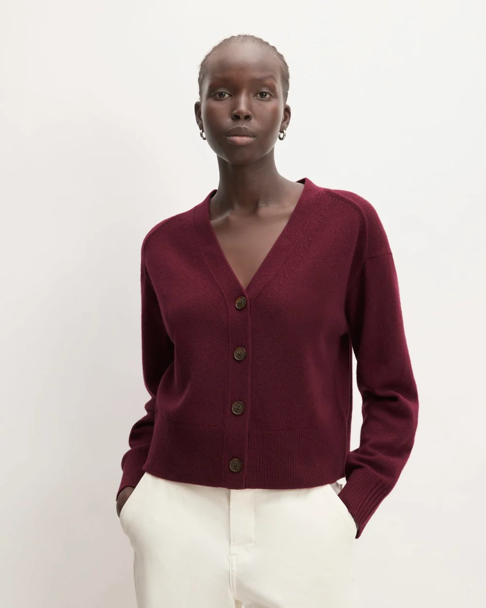 The Cashmere Cardigan | Brandy