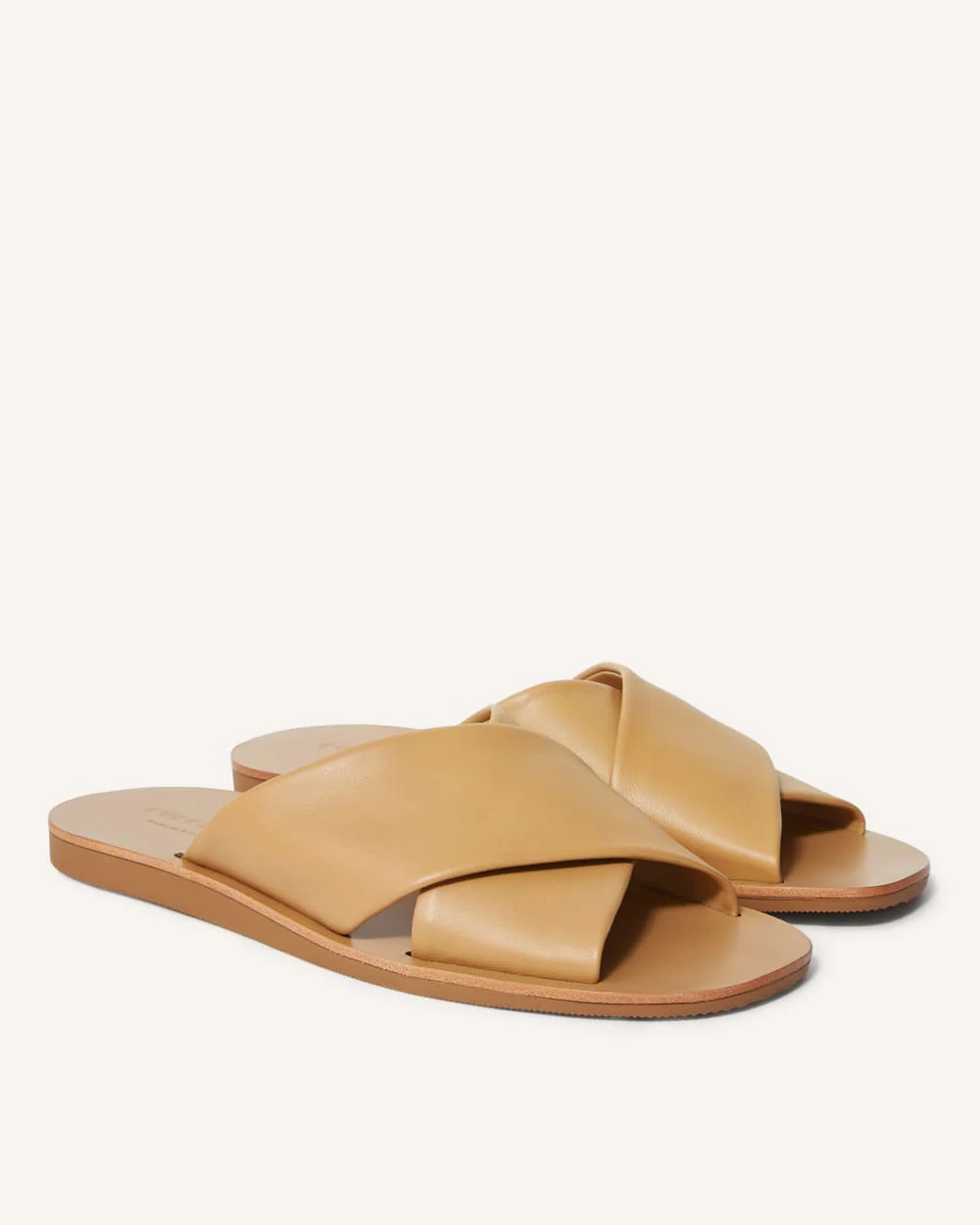 The Day Crossover Sandal | Light Taupe